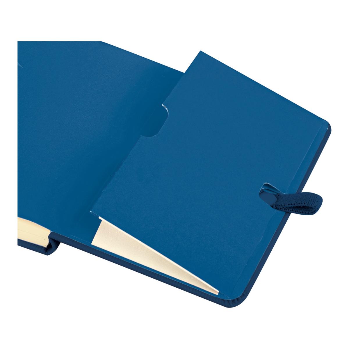 Agenda Encadernada 2027 Mínimal Textura M2-82x127 mm Semanal Horizontal Finocam Azul Multilingue Azul-3