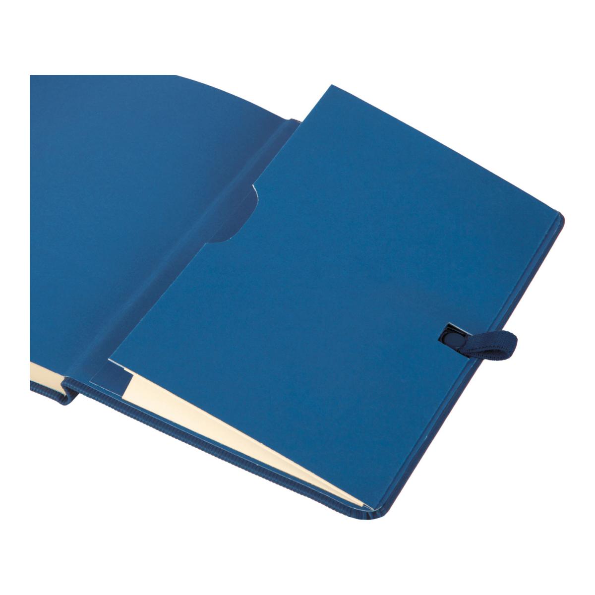 Agenda Encadernada 2027 Mínimal Textura M4-118x168 mm Semanal Horizontal Finocam Azul Multilingue Azul-6