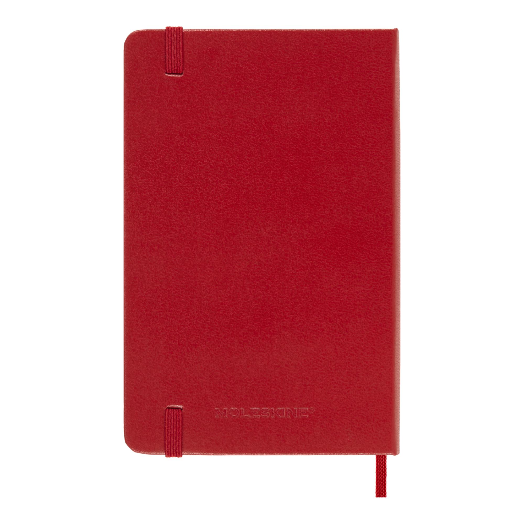 Agenda pocket 2027 semana vista tapa dura Moleskine rojo en inglés Rojo-7