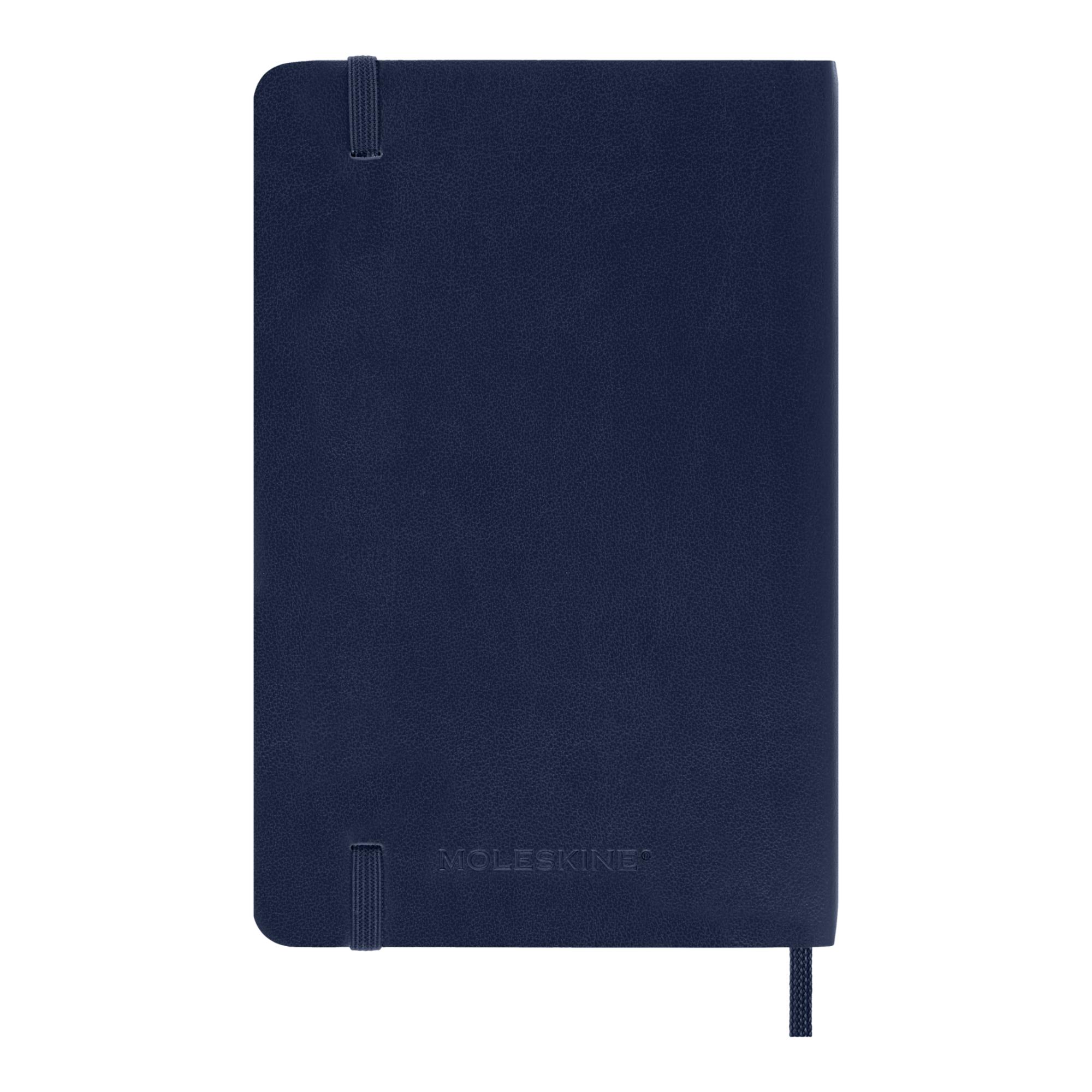 Agenda pocket 2027 semana vista tapa blanda Moleskine azul zafiro en inglés Azul-7