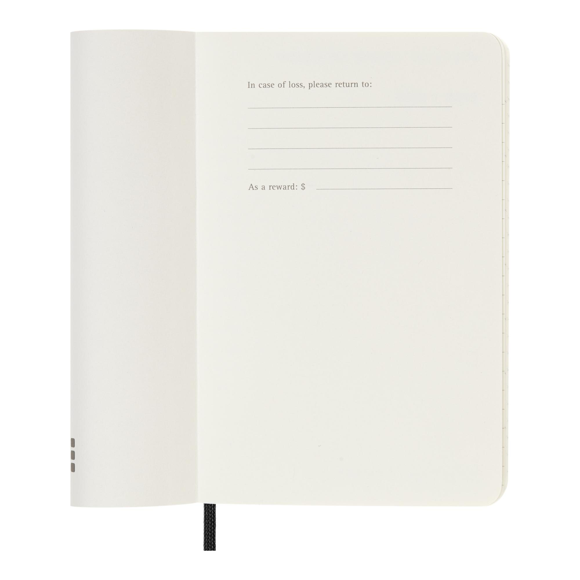 Agenda pocket 2027 semana vista horizontal tapa blanda Moleskine negro en inglés Negro-3