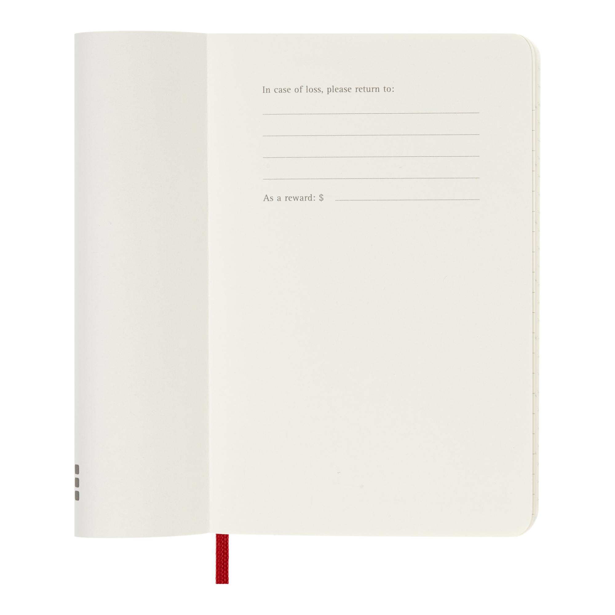 Agenda pocket 2027 día página tapa blanda Moleskine rojo en inglés Rojo-3