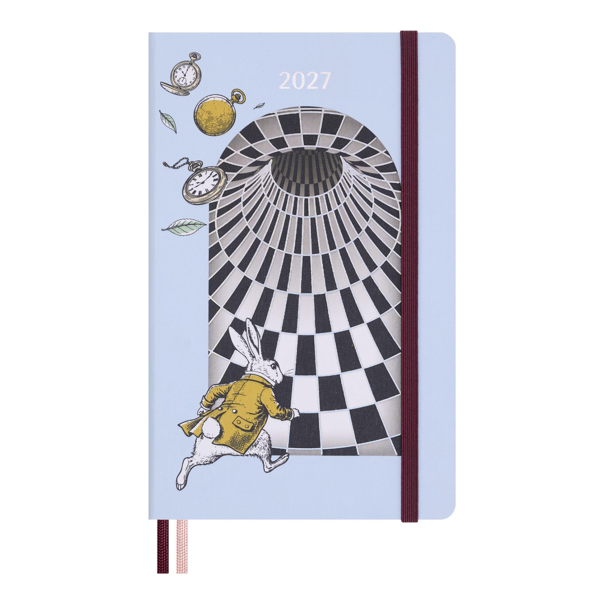 Agenda large 2027 día página Moleskine Alicia País Maravillas multicolor en inglés Multicolor-1