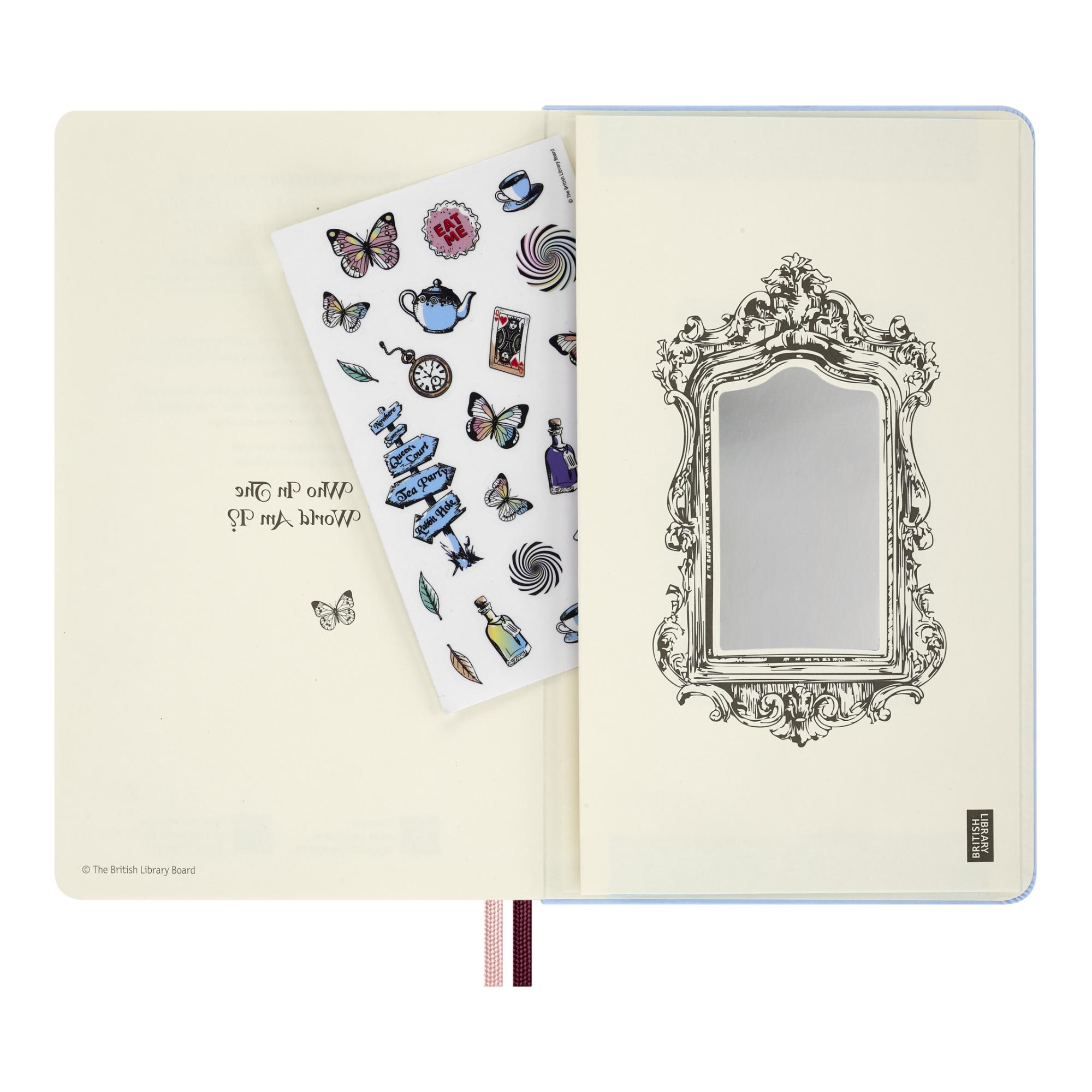 Agenda large 2027 día página Moleskine Alicia País Maravillas multicolor en inglés Multicolor-8