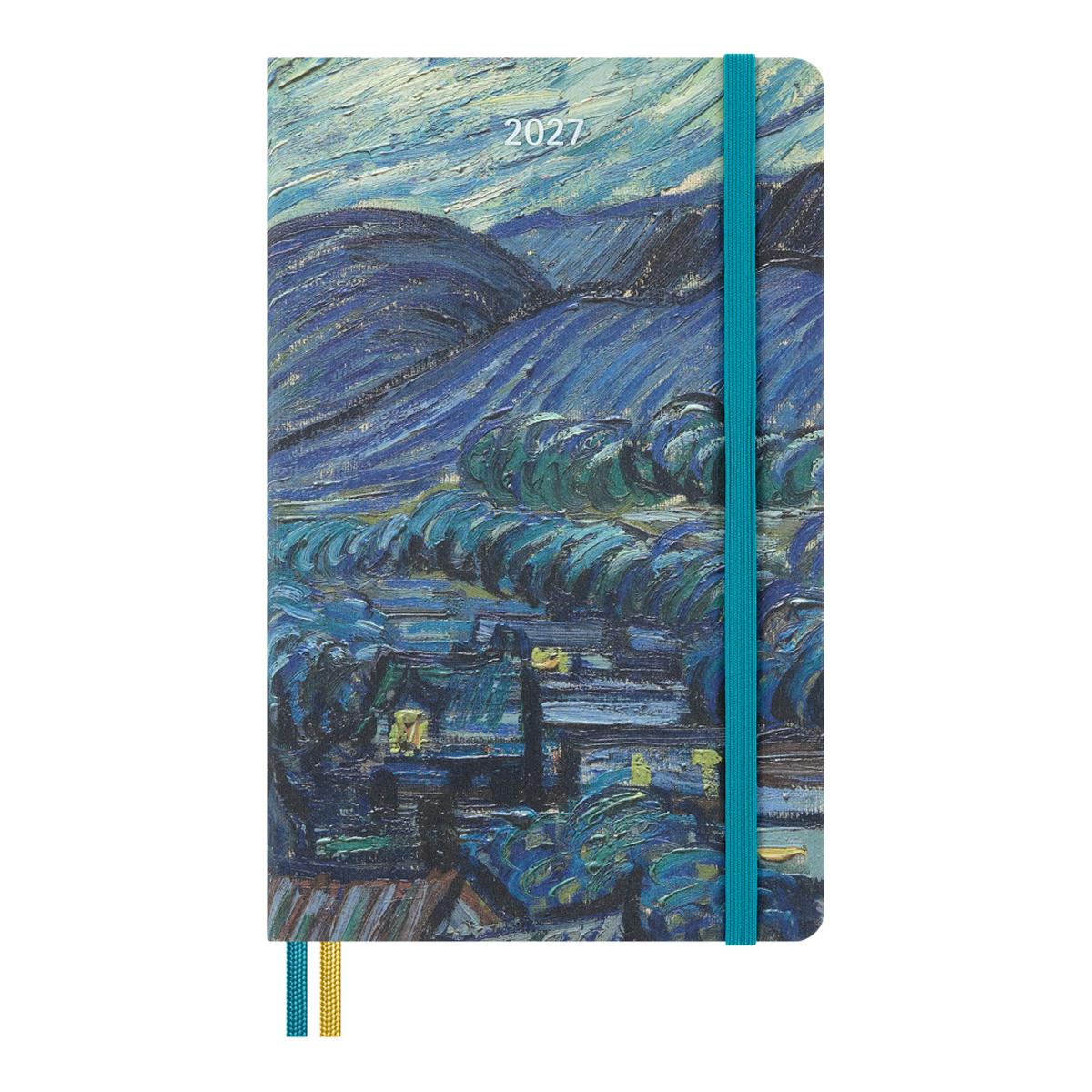 Agenda large 2027 semana vista MoMA Van Gogh Moleskine en inglés Multicolor-2