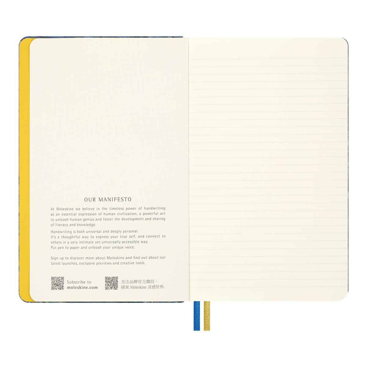Agenda large 2027 semana vista MoMA Van Gogh Moleskine en inglés Multicolor-5