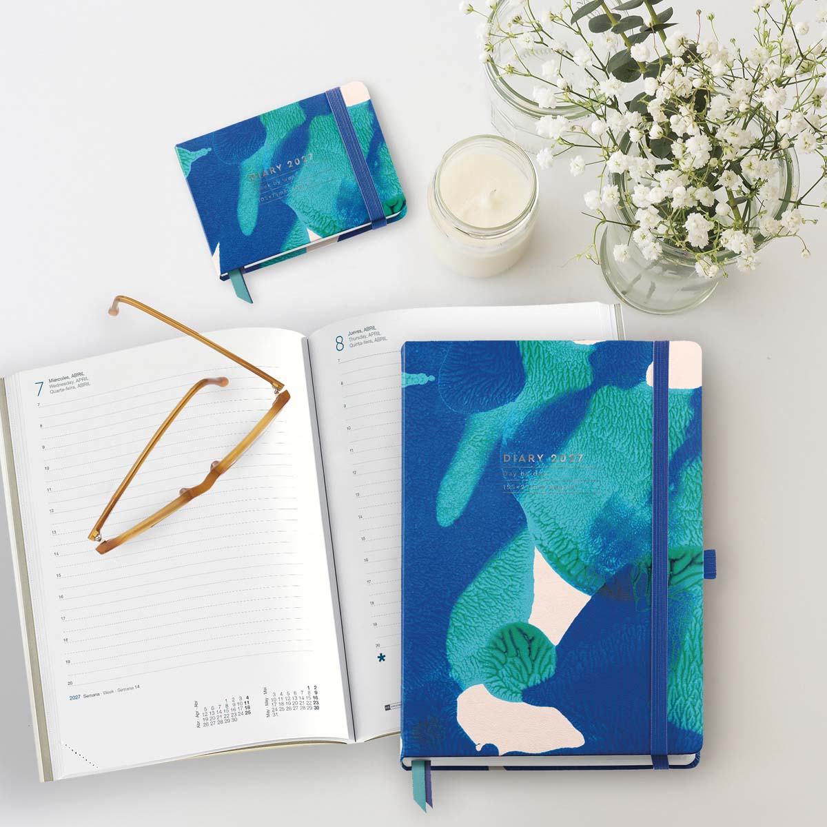 Agenda Plus 1 día por página Blue Sea 2027 Miquelrius Multicolor-10