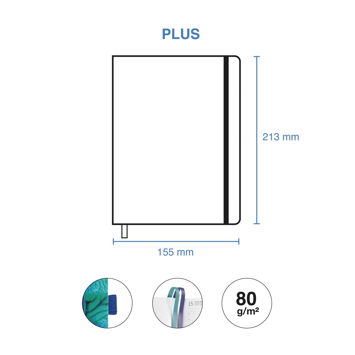 Agenda Plus Semana Vista Blue Sea 2027 Miquelrius Multicolor-7