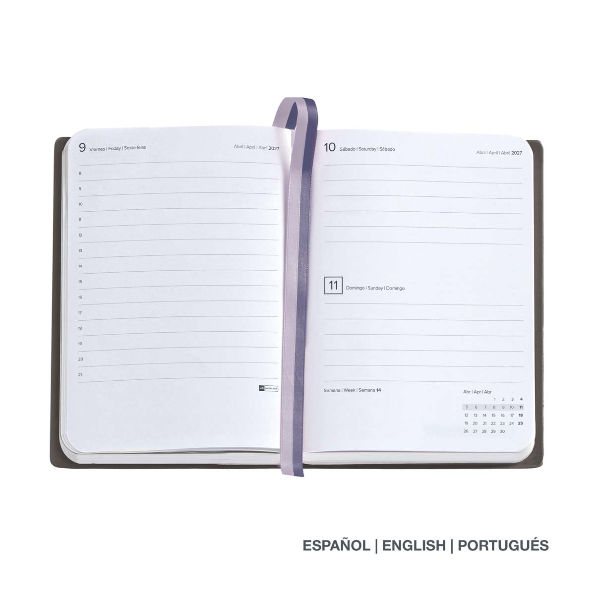 Agenda Journal 1 Día por Página Blue Sea 2027 Miquelrius Multicolor-3