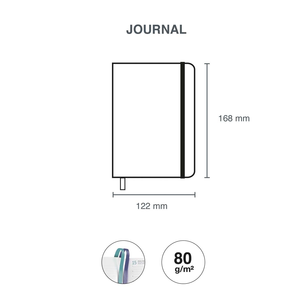 Agenda Journal 1 Día por Página Blue Sea 2027 Miquelrius Multicolor-6