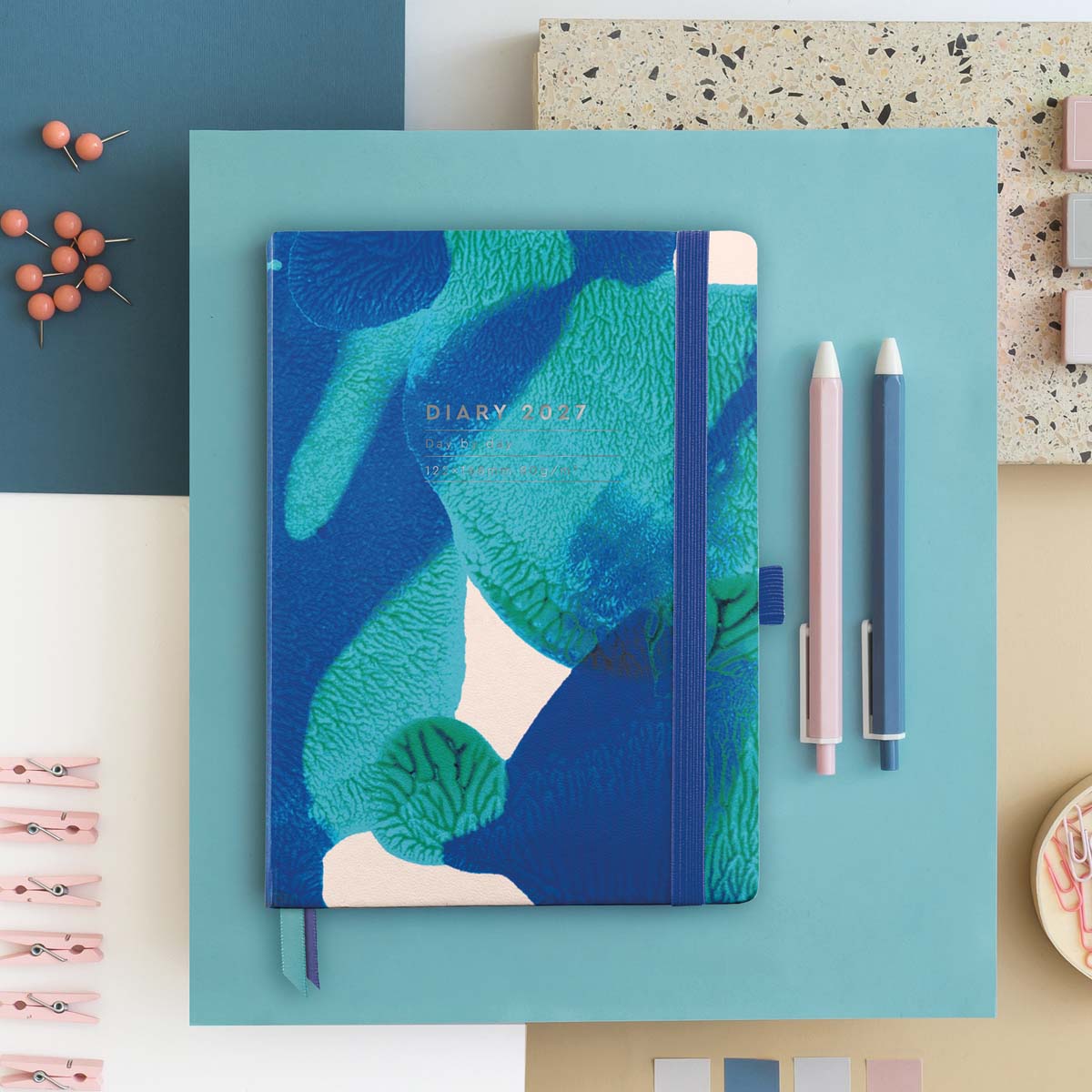Agenda Journal 1 Día por Página Blue Sea 2027 Miquelrius Multicolor-7