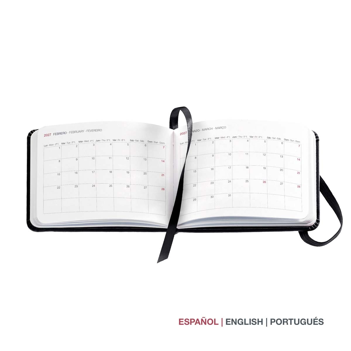 Agenda Pocket Semana Vista Blue Sea 2027 Miquelrius Multicolor-4