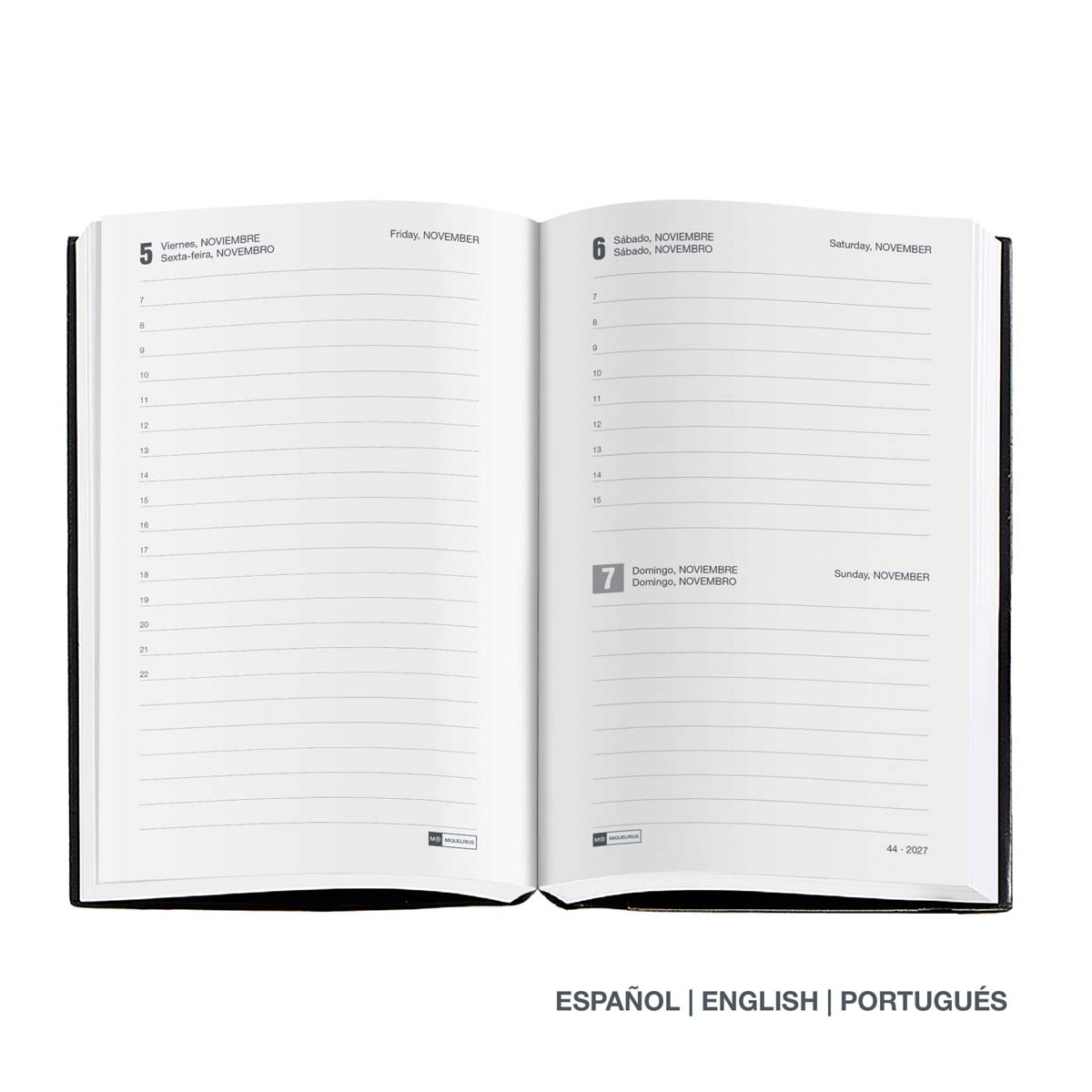Imagen 3 de Agenda Passport 1 día por página Cherries 2027 Miquelrius Multicolor