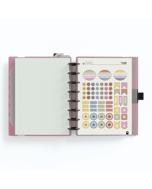 My Planner Ingeniox Classic 240 Páginas A5 Carchivo - Rosa Rosa-6