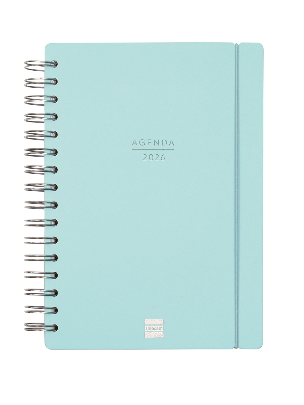 Imagen 0 de Agenda 16 meses septiembre 2025-diciembre 2026 Haiku E10-155x212 mm semana vista horizontal Finocam azul