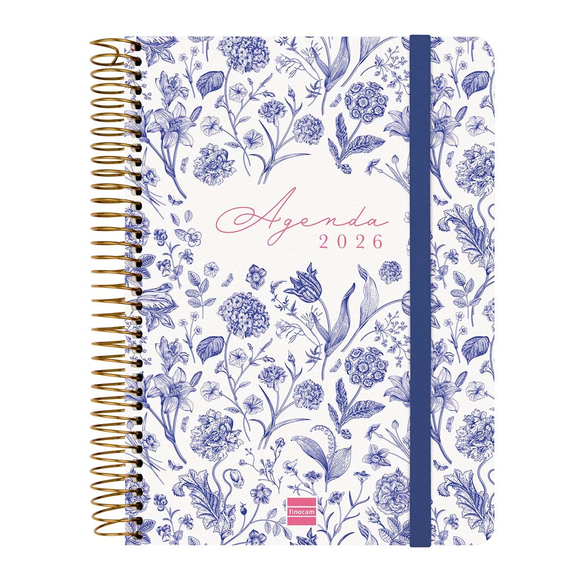 Agenda 2025 Spirale Finocam Agenda à Spirale Année 2025 1 Jour Par Page Janvier 2025 à Décembre 2025 (12 Mois) Bleu Catalan Finocam Agenda 2025