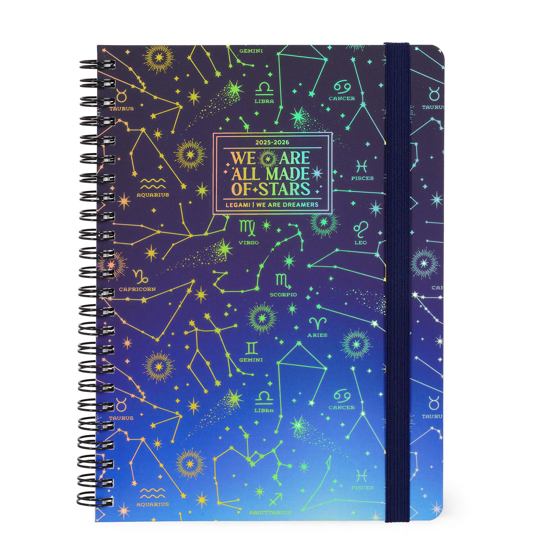 Agenda semana vista 16 meses 25/26 Legami Stars multilingüe 1