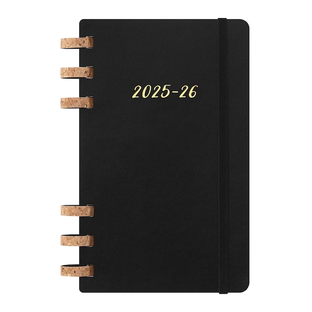 Imagem 0 de Agenda Académica 18 Meses 2025-26 Moleskine Espiral A5 Preto