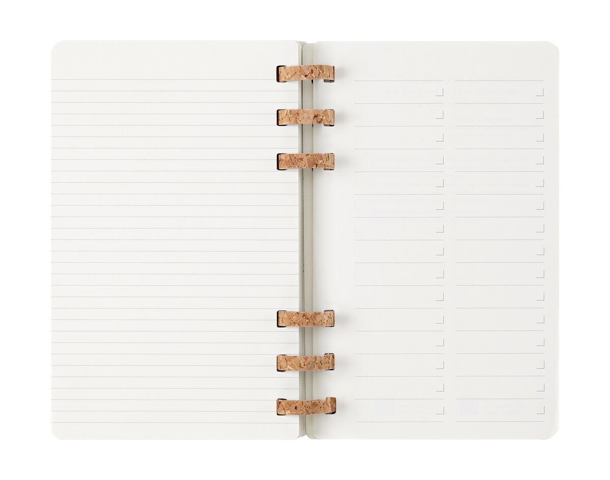 Agenda Académica 18 Meses 2025-26 Moleskine Espiral A5 Preto 8