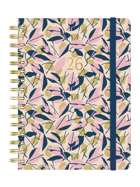 Imagem 0 de Agenda espiral dupla ano 2026 Trendy You E10-155x212 mm 1 Dia Página Folhas Finocam multicolor internacional multilingue