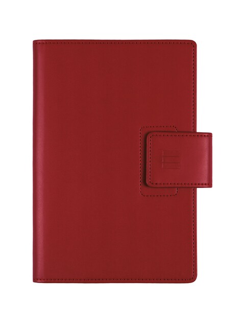 Imagen 0 de Agenda espiral con sobrecubierta y bloc de notas año 2026 Duouno E5-117x181 mm Semana Vista Horizontal Finocam burdeos castellano