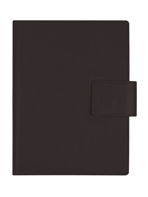 Agenda espiral con sobrecubierta y bloc de notas año 2026 Duouno E10-155x215 mm Semana Vista Horizontal Finocam negro castellano