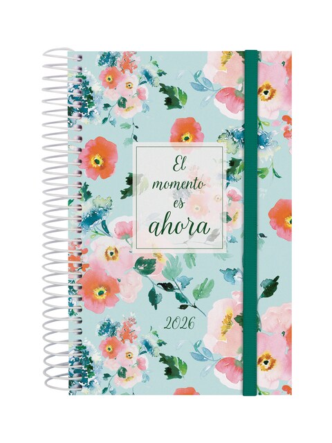 Imagen 0 de Agenda año 2026 Espiral Trendy Design Collection E5-117x181 mm 1 Día Página Ahora Finocam multicolor castellano multilingüe