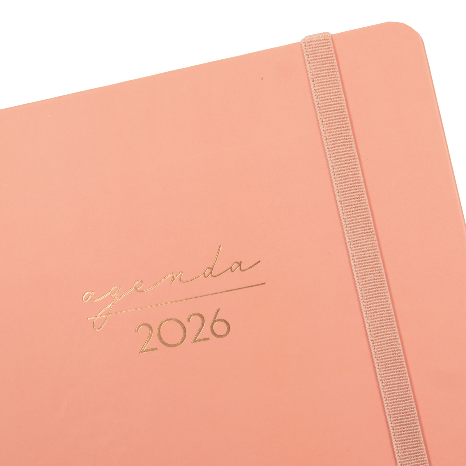 Agenda espiral doble año 2026 Trendy Alma E10-155x212 mm Semana Vista Horizontal Finocam coral castellano multilingüe Coral-6