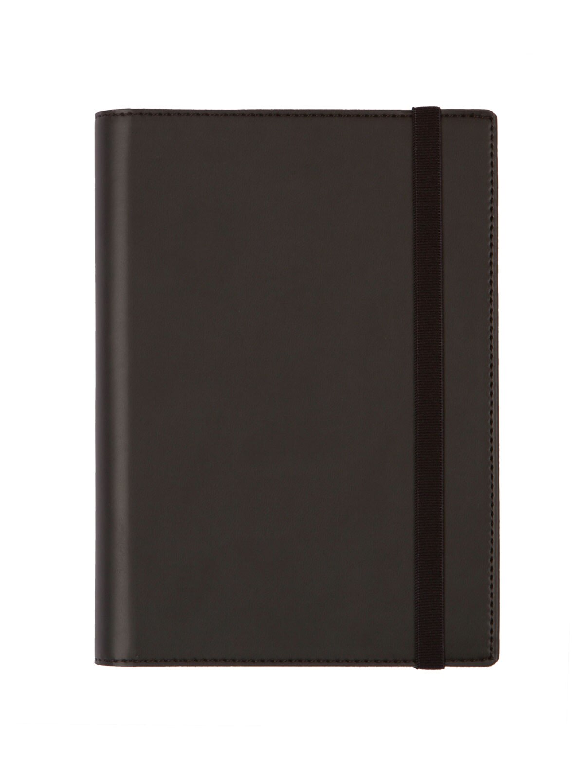 Agenda espiral con sobrecubierta y bloc de notas año 2026 Duoband E5-117x181 mm Semana Vista Horizontal Finocam negro castellano Negro-1