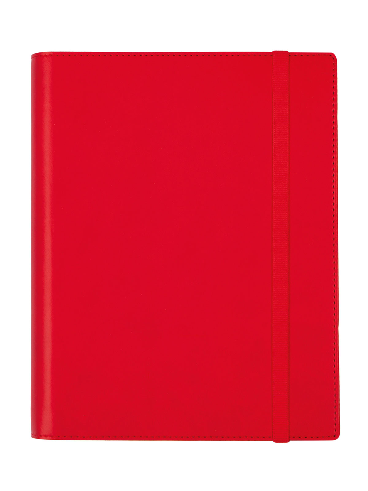 Agenda espiral con sobrecubierta y bloc de notas año 2026 Duoband E10-155x212 mm Semana Vista Horizontal Finocam rojo castellano Rojo-1