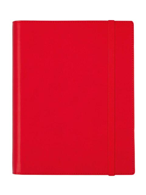 Imagen 0 de Agenda espiral con sobrecubierta y bloc de notas año 2026 Duoband E10-155x212 mm Semana Vista Horizontal Finocam rojo castellano