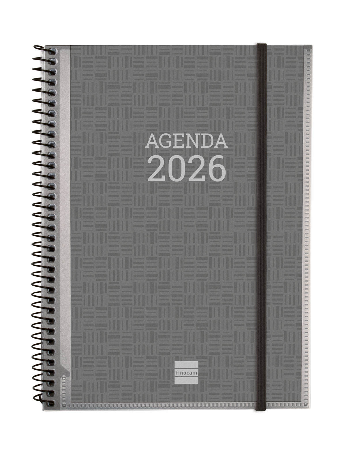 Agenda año 2026 Espiral Basics Personalizable E10-155x212 mm Semana Vista Horizontal Finocam catalán Multicolor-1