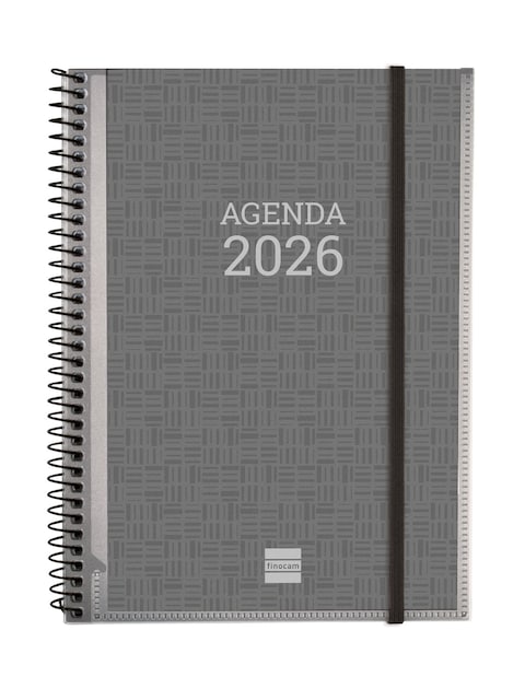 Imagen 0 de Agenda año 2026 Espiral Basics Personalizable E10-155x212 mm Semana Vista Vertical Finocam catalán