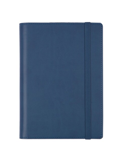 Imagen 0 de Agenda espiral con sobrecubierta y bloc de notas año 2026 Duoband E5-117x181 mm 1 Día Página Finocam azul catalán