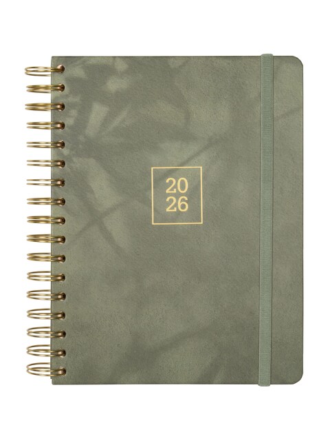 Imagen 0 de Agenda espiral doble año 2026 Optimal 4º - 155x212 mm Semana Vista Horizontal Emma Finocam multicolor internacional multilingüe