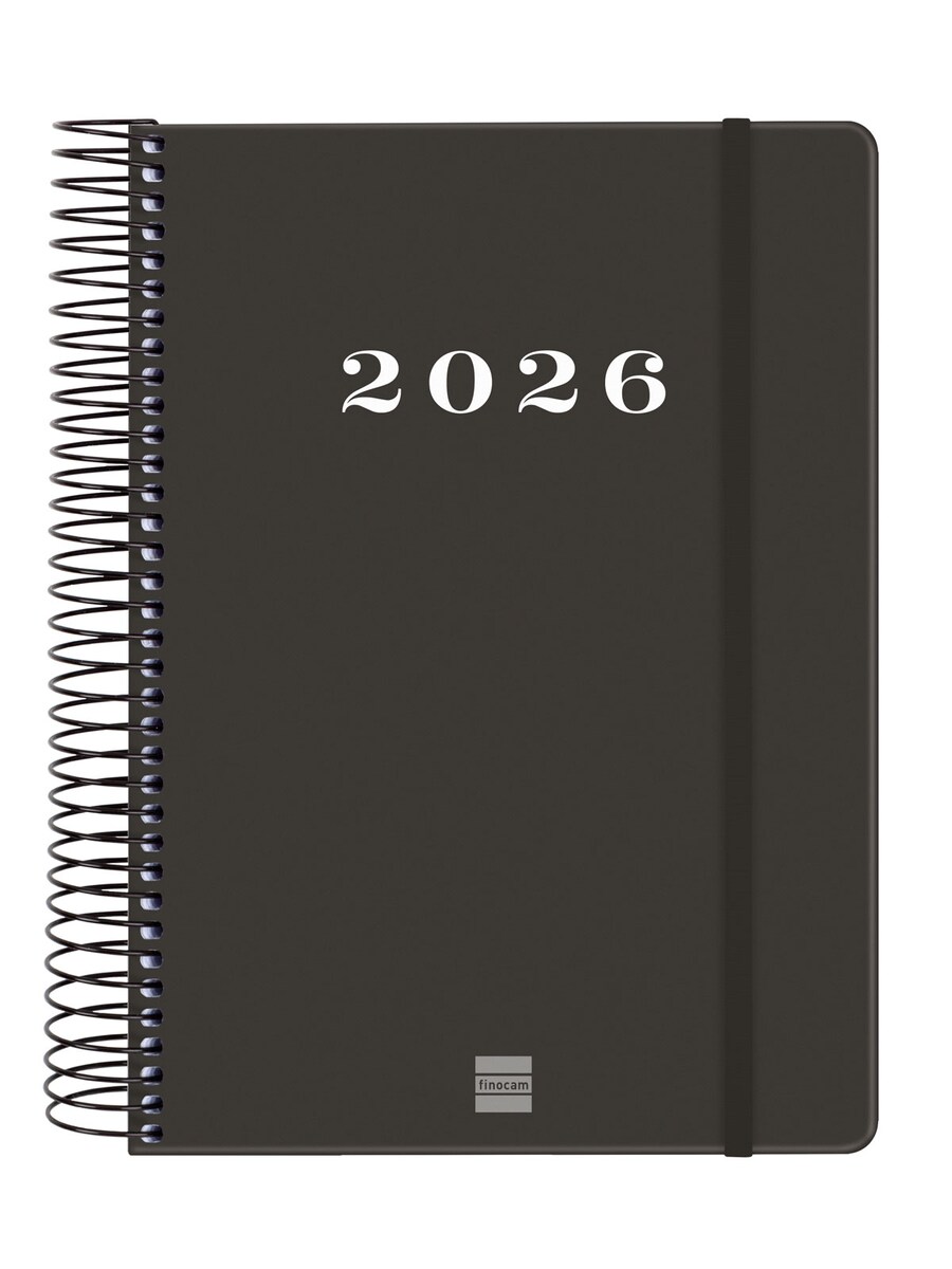 Agenda 2026 1 Jour Par Page Finocam - Agenda 2023 Spirale Opaque 1 Jour Page Janvier 2023 à Agenda Bleu