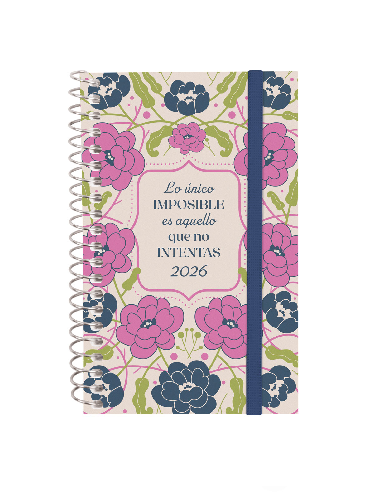 Imagen 0 de Agenda año 2026 Espiral Trendy Design Collection E3-79x127 mm Semana Vista Horizontal Imposible Finocam multicolor castellano multilingüe