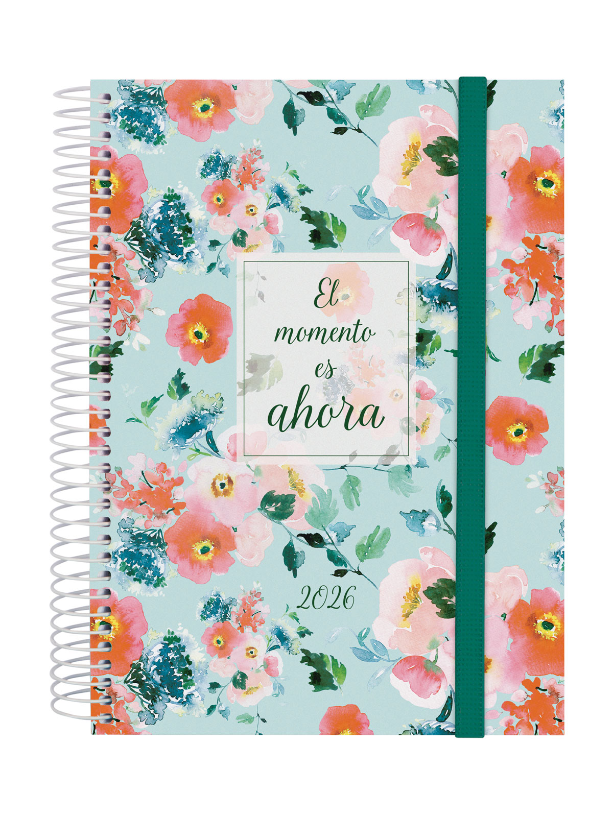Agenda año 2026 Espiral Trendy Design Collection E10-155x212 mm 1 Día Página Ahora Finocam multicolor castellano multilingüe Multicolor-1