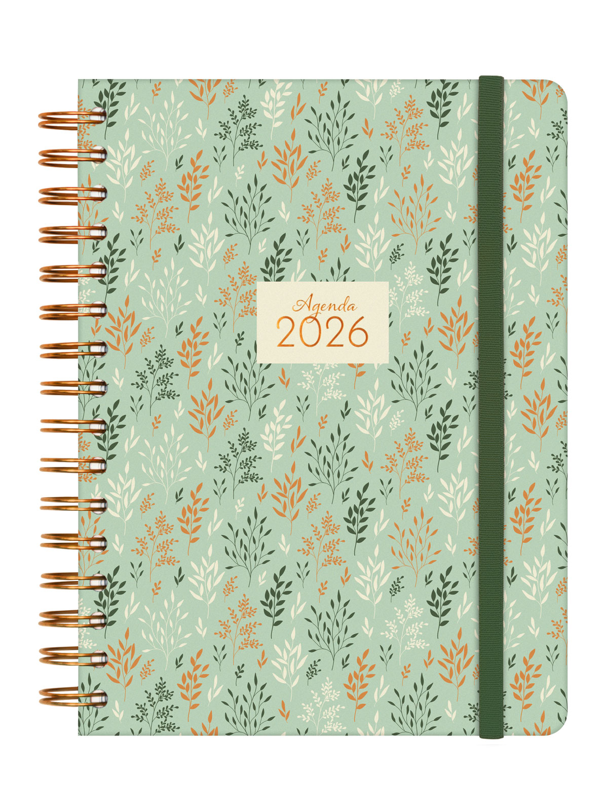 Agenda espiral doble año 2026 Trendy You E10-155x212 mm 1 Día Página Trigo Finocam multicolor castellano multilingüe Multicolor-1