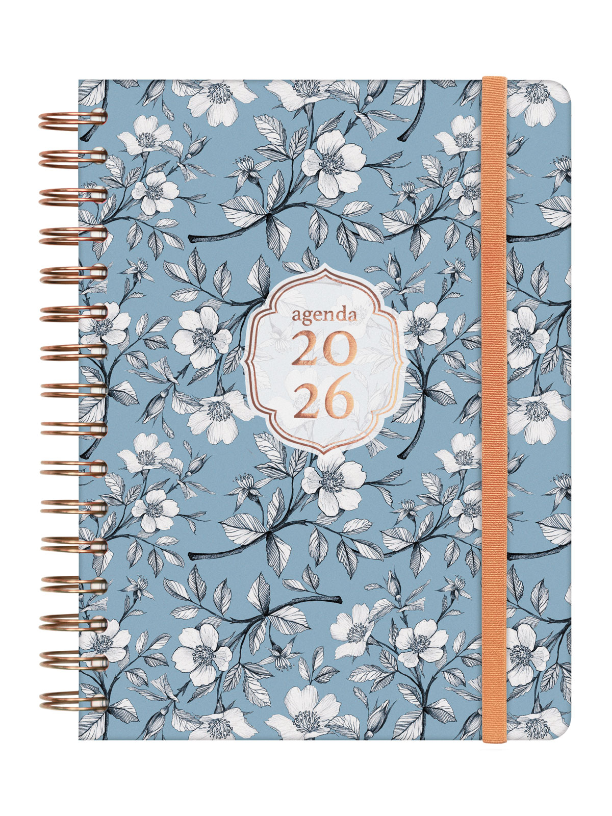 Agenda espiral doble año 2026 Trendy You E10-155x212 mm 1 Día Página Cotton Finocam multicolor castellano multilingüe Multicolor-1