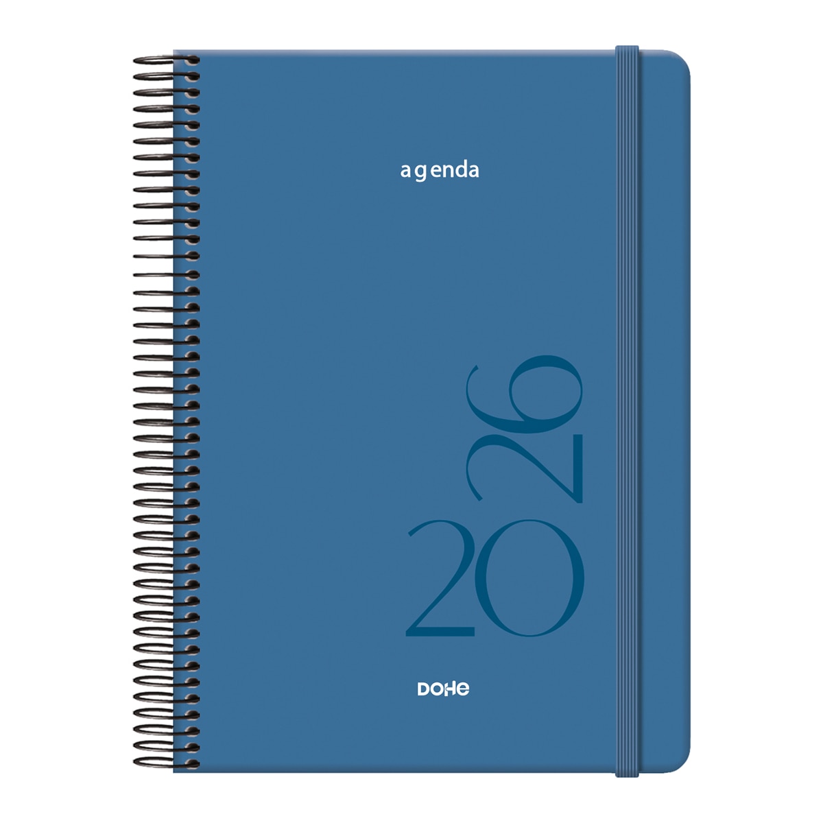 Agenda día página 14 x 20 cm. Montana Dohe azul castellano Azul-1
