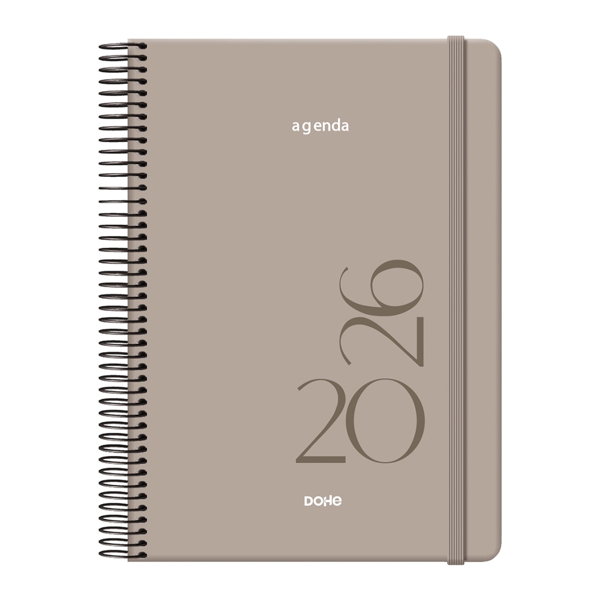 Agenda día página 14 x 20 cm. Montana Dohe beige castellano Beige-1