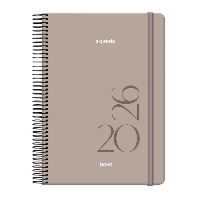 Imagen 0 de Agenda día página 14 x 20 cm. Montana Dohe beige castellano