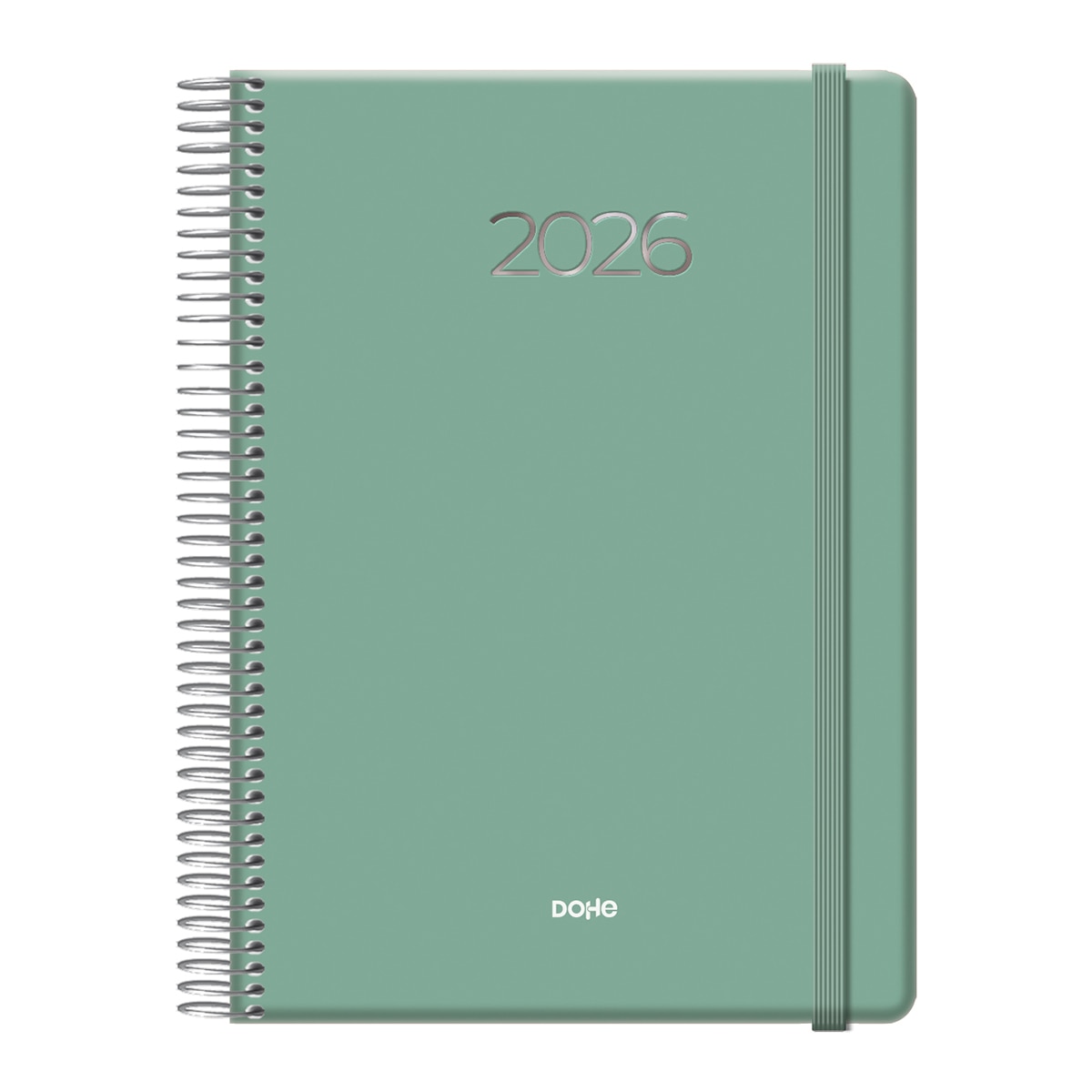Agenda día página 15 x 21 cm. Dénver Dohe verde castellano Verde-1