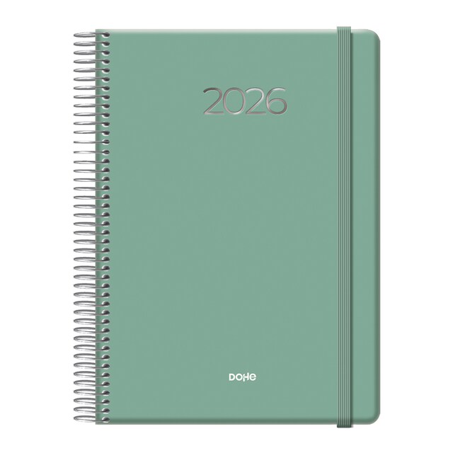 Imagen 0 de Agenda día página 15 x 21 cm. Dénver Dohe verde castellano