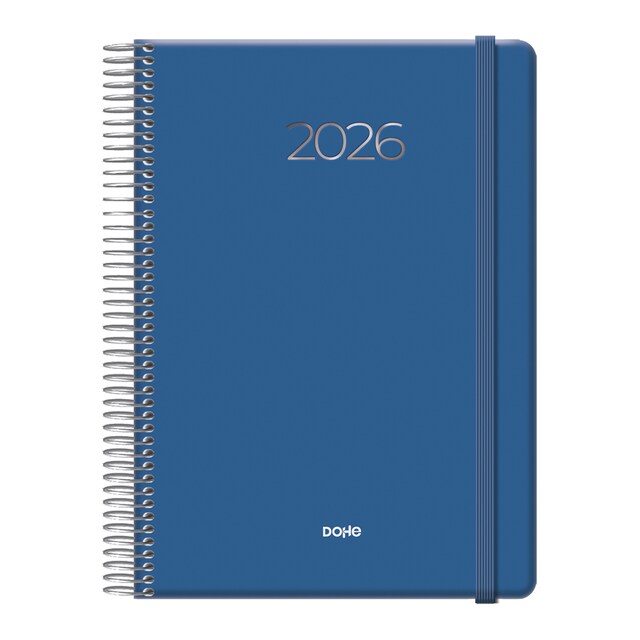 Imagen 0 de Agenda día página 15 x 21 cm. Dénver Dohe azul castellano