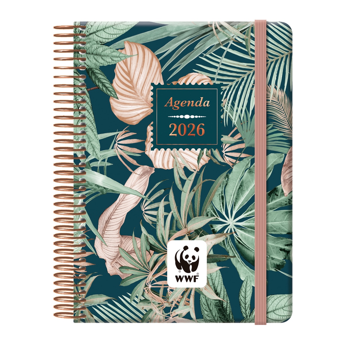 Agenda día página 12,5 x 18 cm. WWF Dohe multicolor castellano Multicolor-1