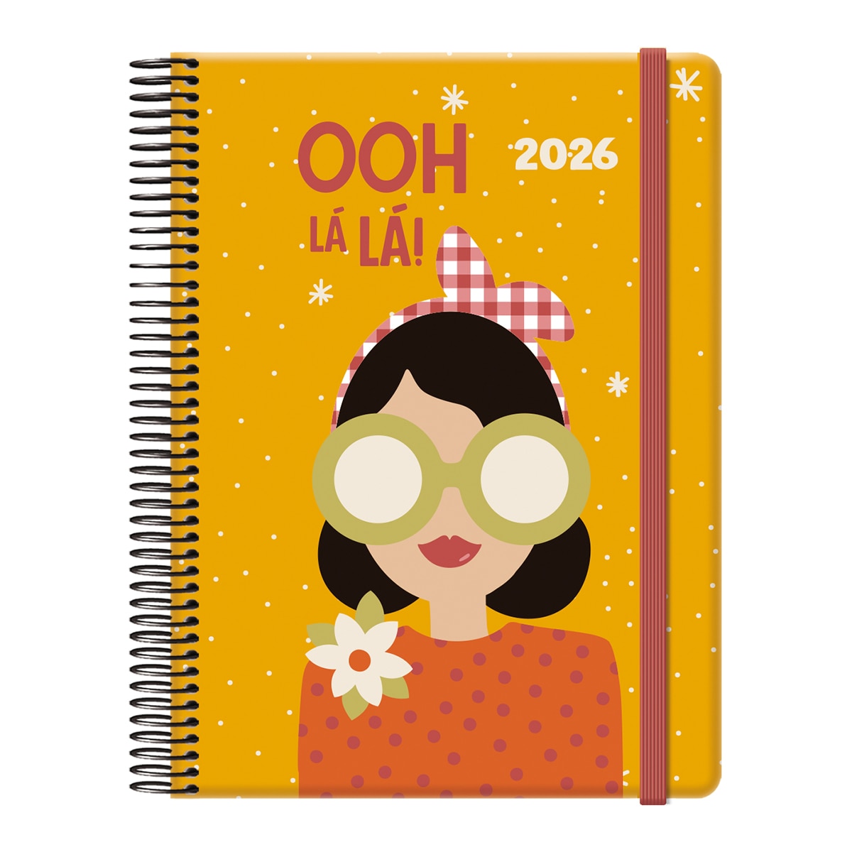 Imagem 0 de Agenda 1 Dia por Página 15 x 21 cm. Oh La La Dohe Multicolor Espanhol