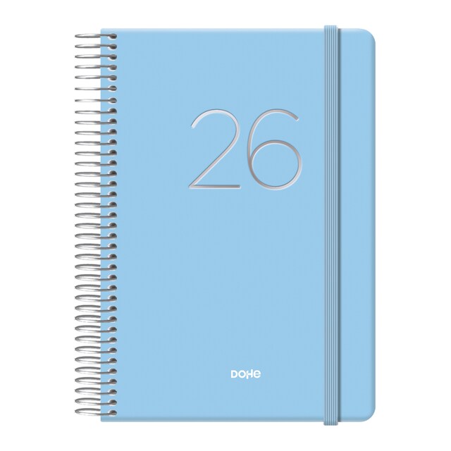 Imagen 0 de Agenda día página 12,5 x 18 cm. Gloss Dohe azul castellano