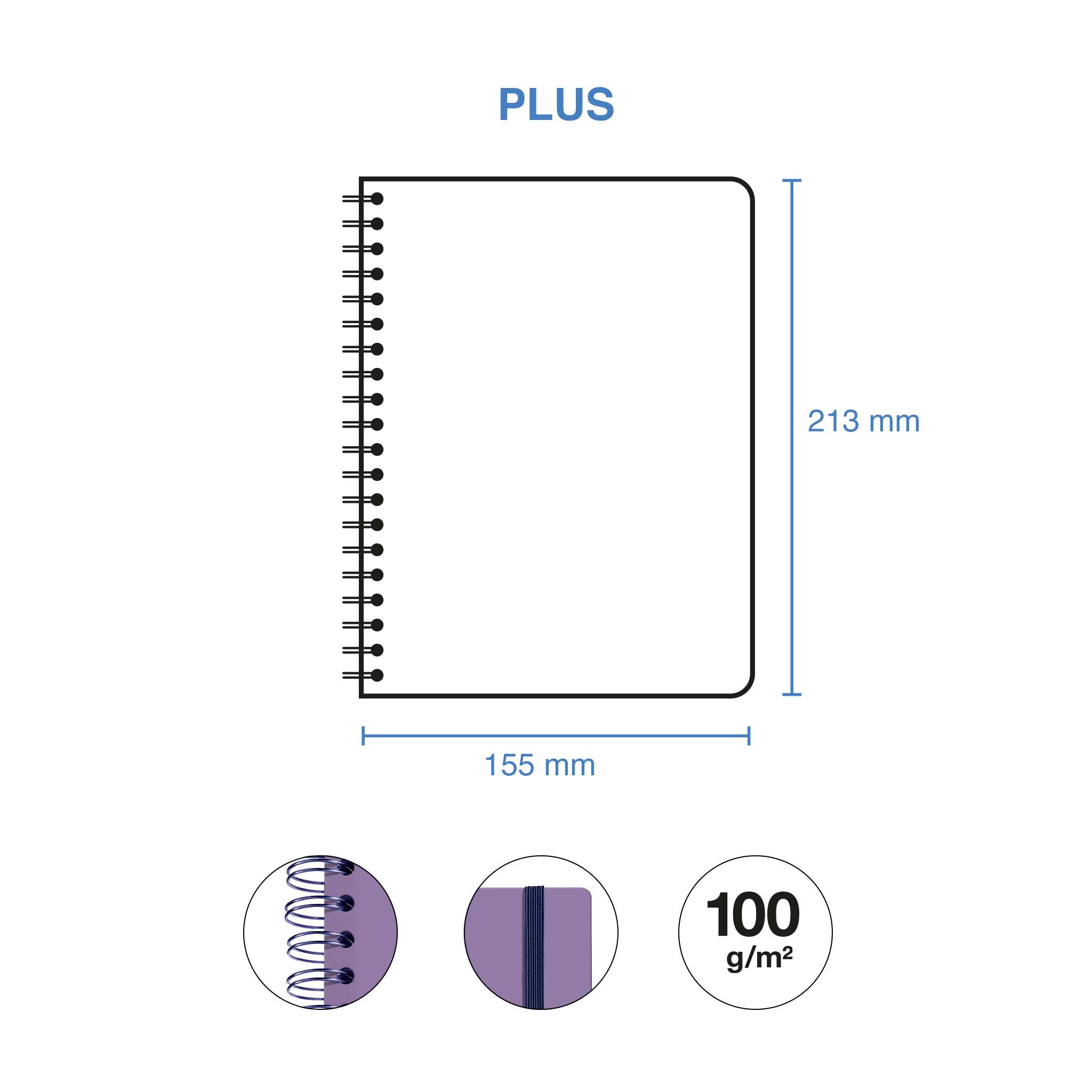 Agenda Plus Wire-O Semana Vista Dualidad Marf Organic 2 Miquelrius Multicolor-6